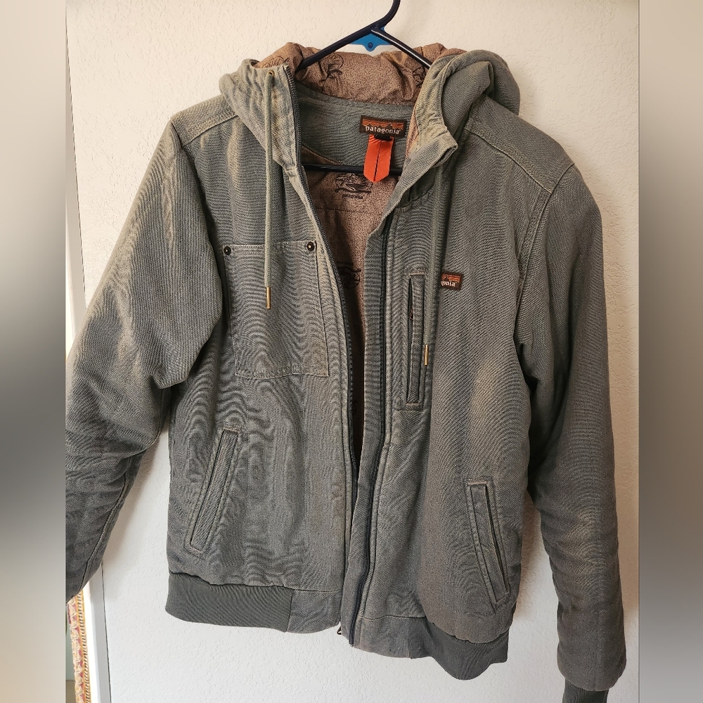 Patagonia Canvas Bomber Hoodie Medium